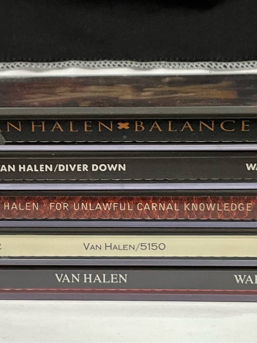 Van Halen 5 CD Lot - Diver Down, Balance, 5150, Etc.